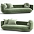 Modern Baixo Sofa 3D Model 3D model small image 2