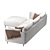 Stylish Nube Jeo Sofa Model 3D model small image 4