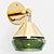 Chic Hatti Wall Sconce Glow 3D model small image 4
