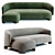 Elegant TARU Sofa by Ligne Roset 3D model small image 2