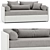 Modular Sofa Line Bolzan Letti 3D model small image 1