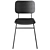 Modern Black Brent Chair 3D model small image 4