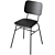 Modern Black Brent Chair 3D model small image 5