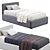 Modern Titti Single Bed Design 3D model small image 3