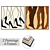 Wall Art Set with Frames 3D model small image 1