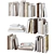 Minimalist Book Collection Set 3D model small image 1