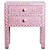 Rose Pink Bone Inlay Nightstand 3D model small image 2