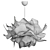 Ikea Krusning Pendant Lamp, White 3D model small image 3