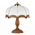 Retro Table Lamp Alfa Sikorka 3D model small image 1