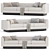  Sleek Modern Cappellini ELAN 23 3D model small image 1