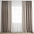 Polygonal Curtain Model Set 3D model small image 1