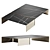 Golden Brown Minotti Marble Coffee Tables 3D model small image 2