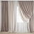 Polygonal Curtain Model Set 3D model small image 1