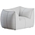 1972 Le Bambole Armchair Design 3D model small image 4