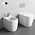 Italian Nic Semplice Toilet/Bidet 3D model small image 1