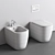 Italian Nic Semplice Toilet/Bidet 3D model small image 3