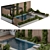 Outdoor Oasis Furniture Set 3D model small image 2