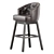 Modern Tufted Swivel Barstools Ensemble 3D model small image 2