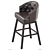 Modern Tufted Swivel Barstools Ensemble 3D model small image 6