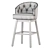 Modern Tufted Swivel Barstools Ensemble 3D model small image 7