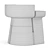 Atelier Pendhapa Lecorce Stool 3D model small image 9