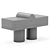 Sleek Kolkhoze Automa Bench 3D model small image 4