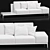 Elegant Park Sofa by Poliform 3D model small image 1