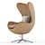 Modern Egg Chair Furniture Design 3D model small image 4