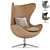 Modern Egg Chair Furniture Design 3D model small image 7