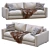 Modern 2013 Ferlea Sofa Design 3D model small image 4