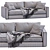 Modern 2013 Ferlea Sofa Design 3D model small image 5