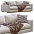 Modern 2013 Ferlea Sofa Design 3D model small image 6