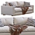 Modern 2013 Ferlea Sofa Design 3D model small image 7