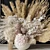 Big Pampas White Wedding Bouquet 3D model small image 4