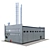 Gas Boiler House Model 3D model small image 3