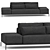 Modern Modular Dizzy Sectional Sofa 3D model small image 1