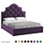 Vary Bed Collection King 3D model small image 1