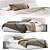 Sleek Boca Slim Bed Download 3D model small image 1