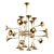Modern Chandelier Model 3Ds Max 3D model small image 1