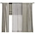 Refined Curtain Design 3D model small image 1