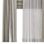 Refined Curtain Design 3D model small image 3