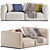 Modern Elegance: Poliform Shanghai Sofa 3D model small image 5