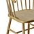 Rattan Seat Ash Wood Chair 3D model small image 4