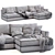 Modern Minimalist Ferlea Sofa Design 3D model small image 5