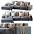 Luxury Modern Sofa Aston Series 3D model small image 1