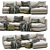 Ferlea Leather Sofa 2013 Model 3D model small image 2