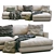 Ferlea Leather Sofa 2013 Model 3D model small image 3