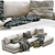 Ferlea Leather Sofa 2013 Model 3D model small image 5