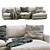 Ferlea Leather Sofa 2013 Model 3D model small image 7