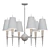 Navy Lacquer Chandelier 36-inch 3D model small image 2